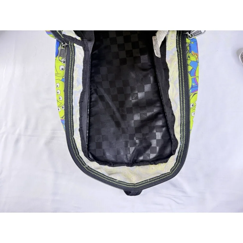 RARE Vans Toy Story Backpack Aliens with Hidden Buzz Lightyear Disney Pixar